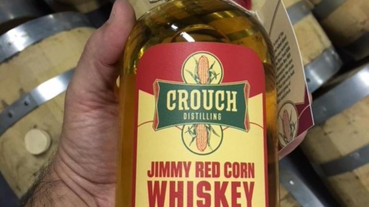 Crouch Distilling’s 2017 release of Jimmy Red Corn Whiskey is Nov. 4.