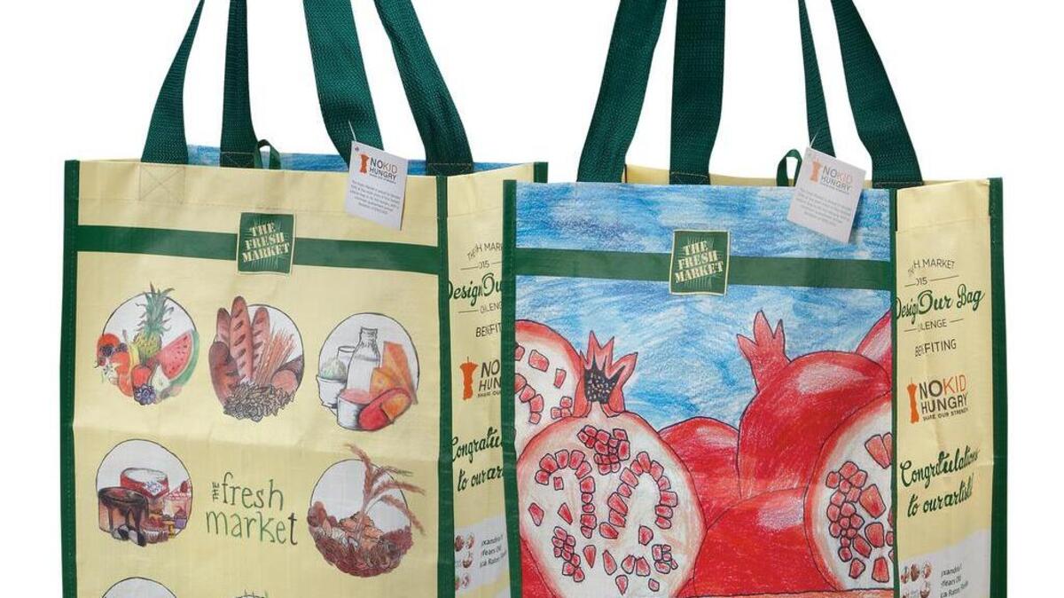 The 2015 winners of The Fresh Market Design Our Bag contest. The grocer is now accepting entries for the 2016 contest.