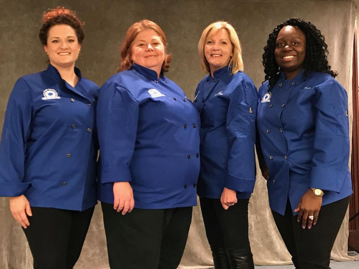 The 2018 Chef Ambassadors, from left, Sarah McClure, Southside Smokehouse, Landrum; Michelle Walker, Charleston Grill; Heidi Vukov, Croissants Bistro & Bakery and Hook & Barrel, Myrtle Beach; Kiki Cyrus, Kiki’s Chicken and Waffles, Columbia.