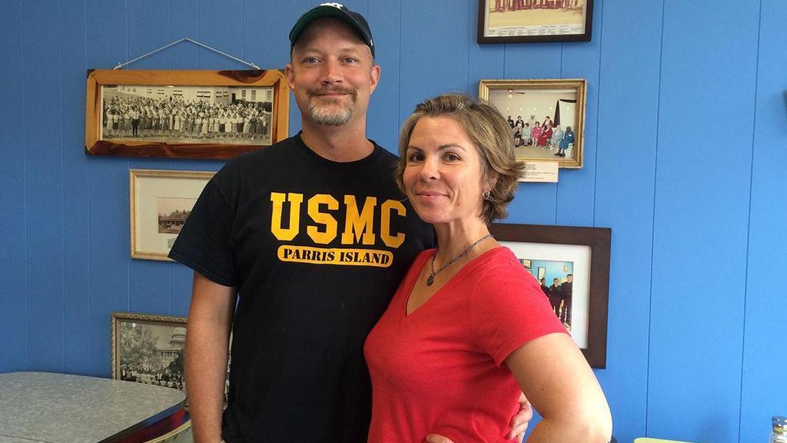 Owners of Juniper restaurant in Ridge Spring, chef Brandon Velie and Jeanne Velie.