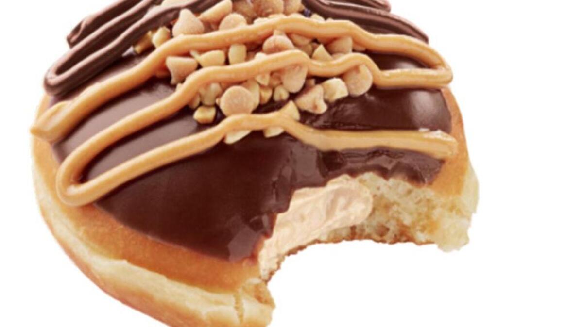 The Reese’s PEanut Butter doughtnut from Krispy Kreme