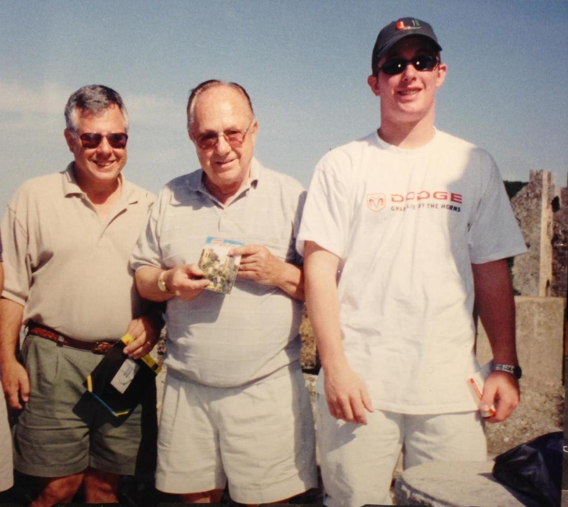 The Gandolfo family: JT, ‘Boompa,’ and Andy