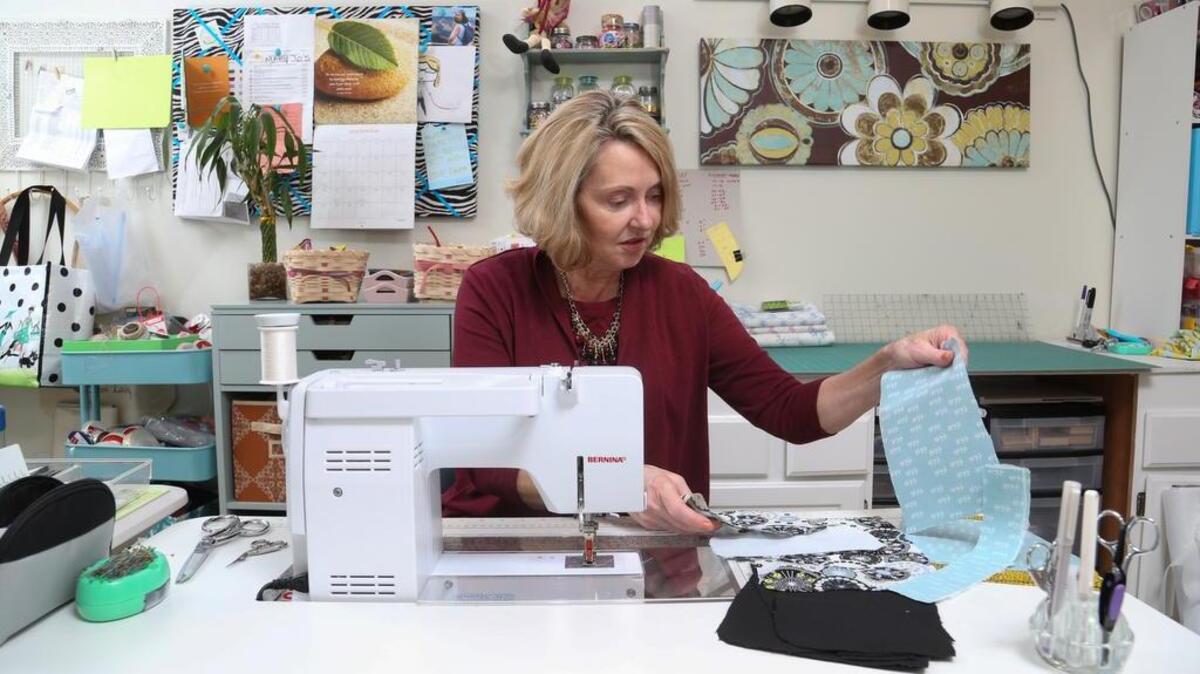 
Kem Smith sews little purses for girls in Zambia. 
