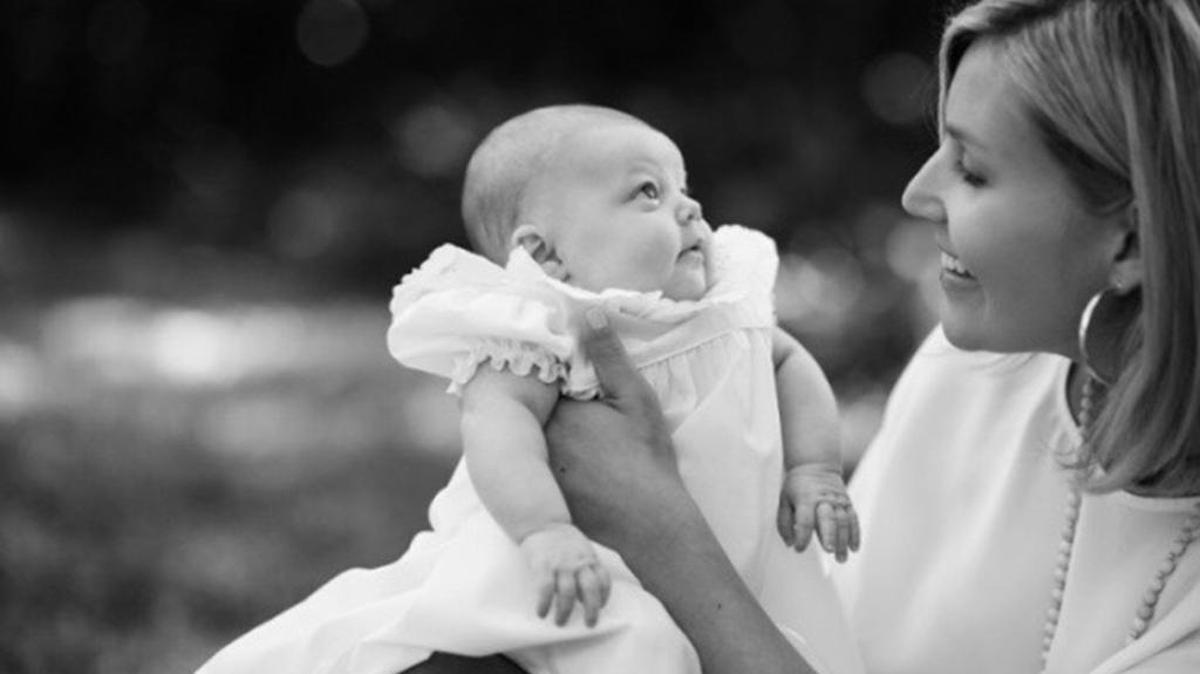 Emily Brady Bedenbaugh with daughter Eloise.