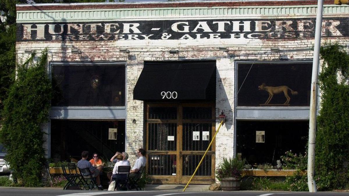 Hunter-Gatherer Brewery and Ale House in downtown Columbia.