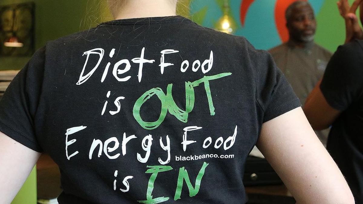 Black Bean Co. in the Vista, specialized in fresh, healthy food to promote energy. The restaurant has closed.
