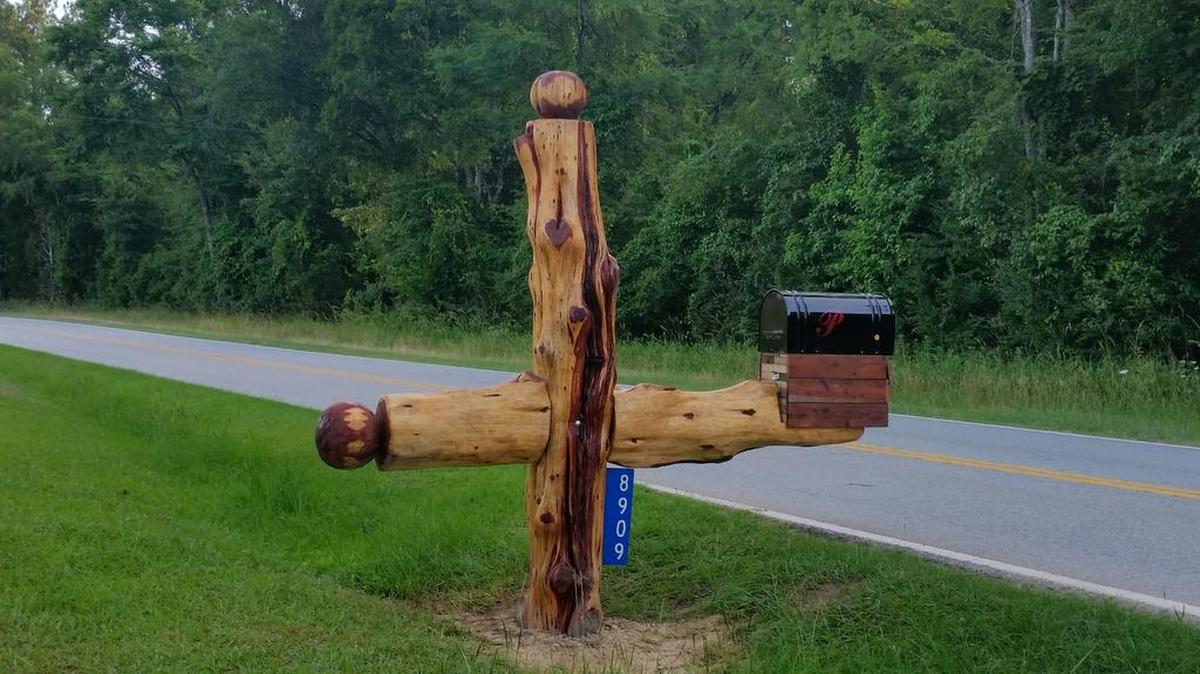 A reader-submitted photo of her mailbox: “My husband told me he was having a cedar mailbox post built after I complained about the very shabby one that was here when we bought our house three years ago. ... So, my husband tells me he is going to go to the ‘cedar man’s place’ in Union to pick up our mailbox. OMG when he came back with it! When he and several other men (which it took because each post weighed several hundred pounds) were installing this on a Saturday morning, so many people stopped and asked where he got it and if they could get one!” Cyndi Patterson, Pomaria