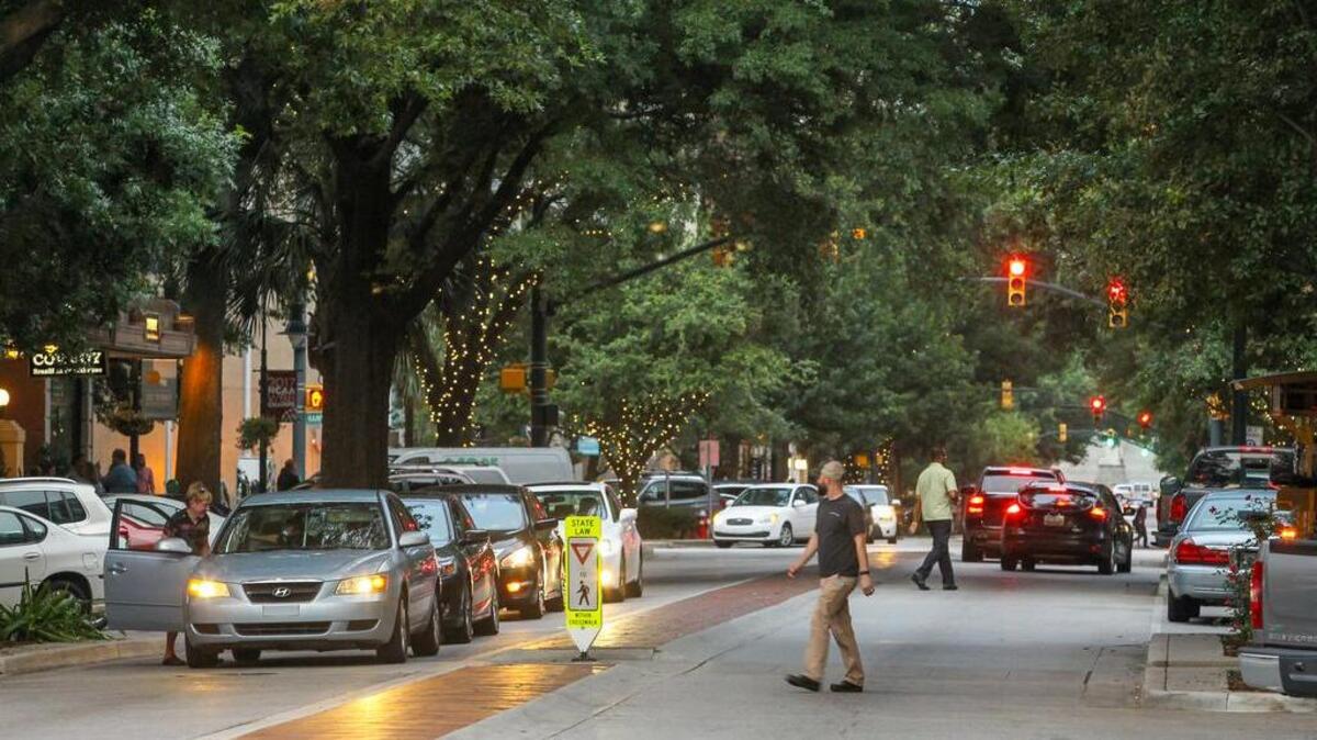 Main street in Columbia, SC.