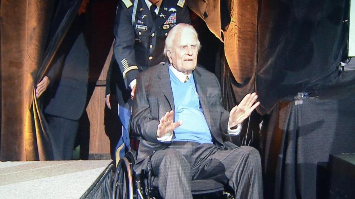 As Billy Graham approaches 98, son Franklin explains why they’re done with big parties
