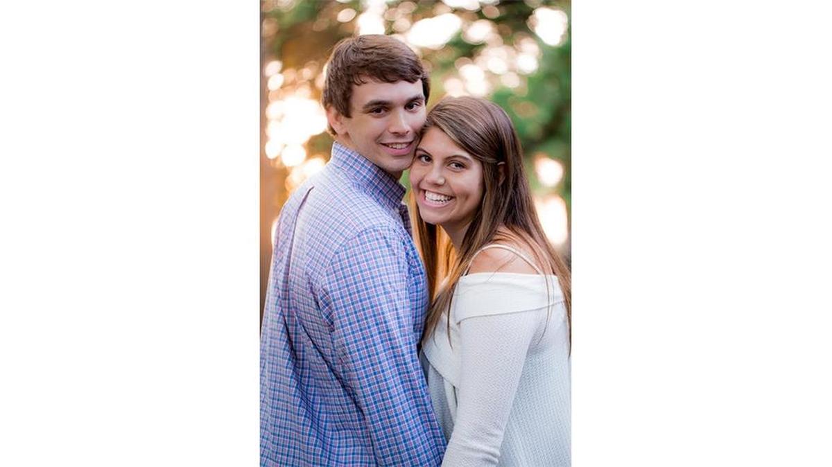 Nathan Jones and Laine Huggins.