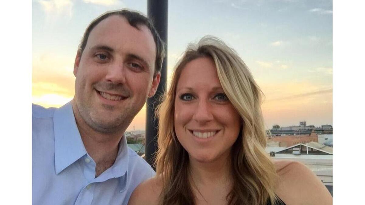 Bill Stokes and Cara Mangine