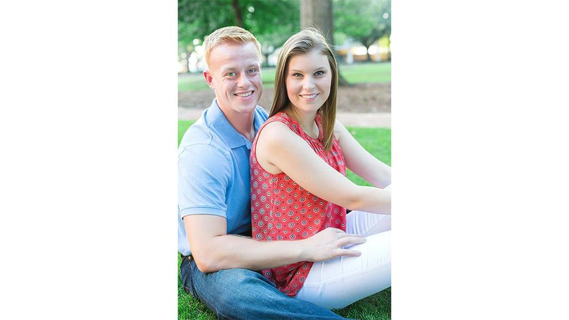 Joshua Woods and Caitlyn Page.