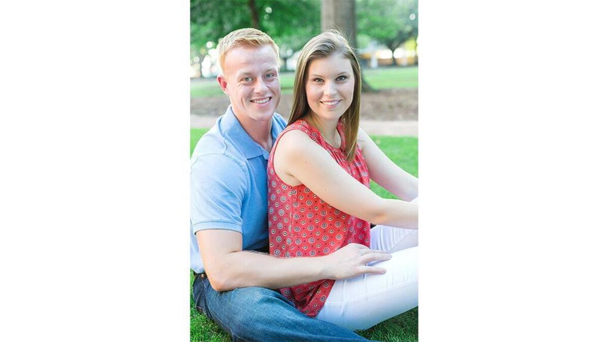 Joshua Woods and Caitlyn Page.