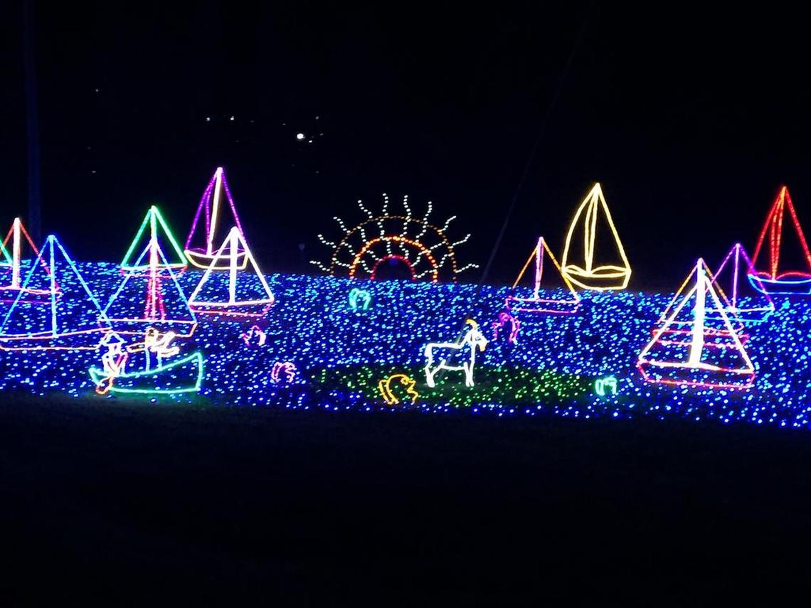Saluda Shoals’ Holiday Lights on the River has more lights than ever before.
