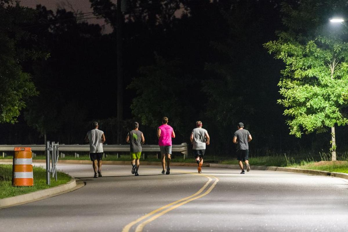 F3 members begin their workout sessions early in the mornings.