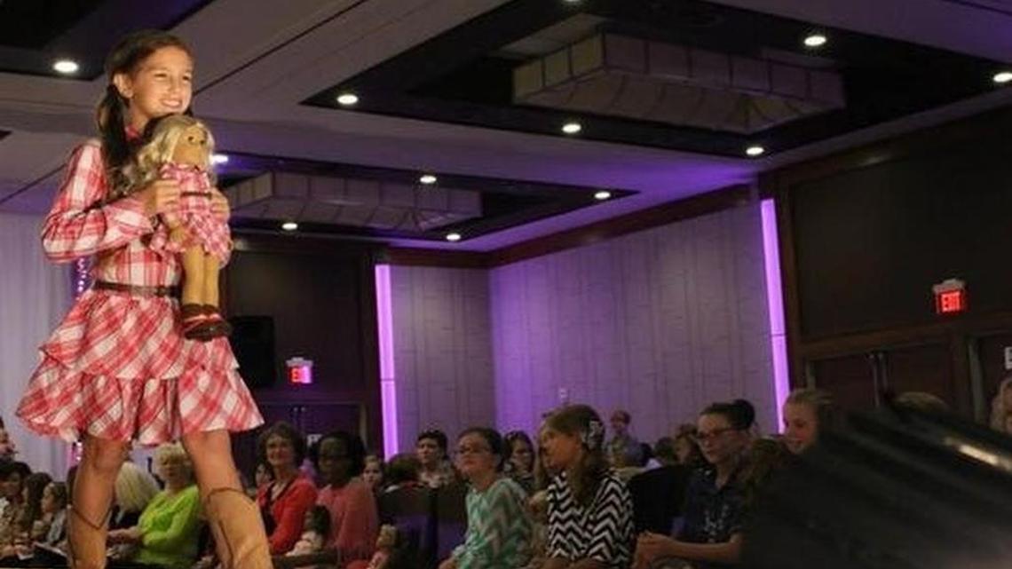 
One of American Girl’s fashion show events.
