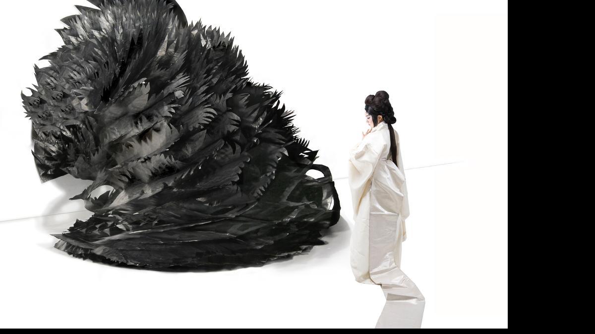 
A woman who has lost her lover (Qian Yi) immerses herself in the natural world in the dreamlike “Paradise Interrupted” at Spoleto Festival USA.
