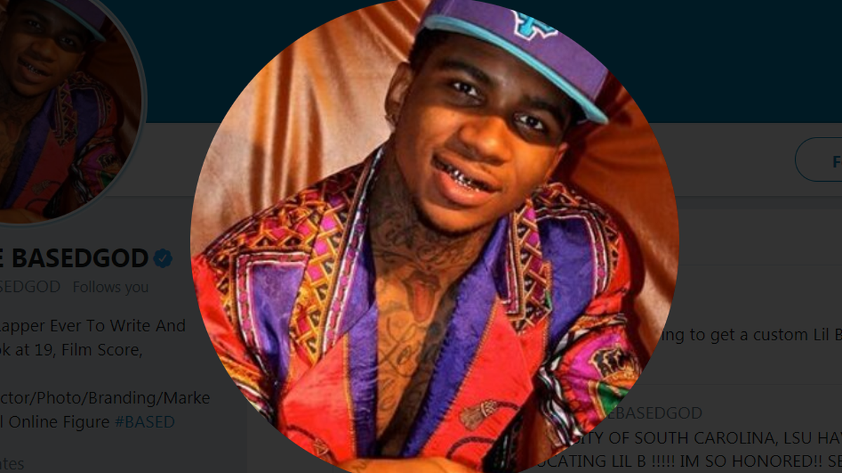 Lil B. Twitter screenshot.