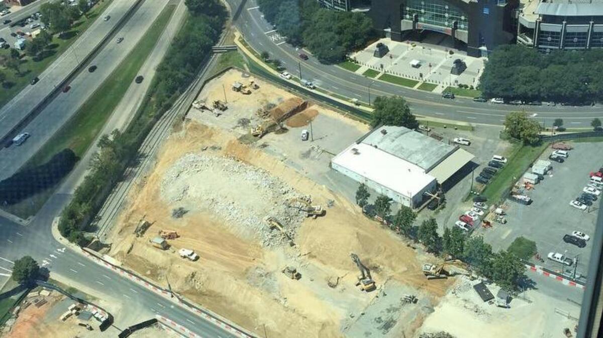 Charlotte’s uptown development boom means Carolina Panthers fans are losing the biggest and most prominent tailgating spot in front of Bank of America Stadium.
