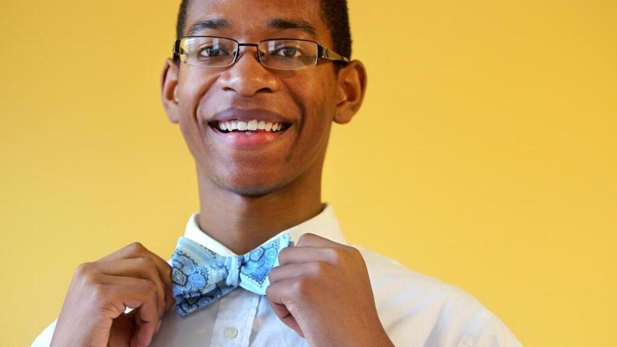 Nino Chambers, a 17-year-old Brookland Cayce High School student, designs, makes and sells bow ties and bow tie keychains through his business, The Chamber, that went live last fall.