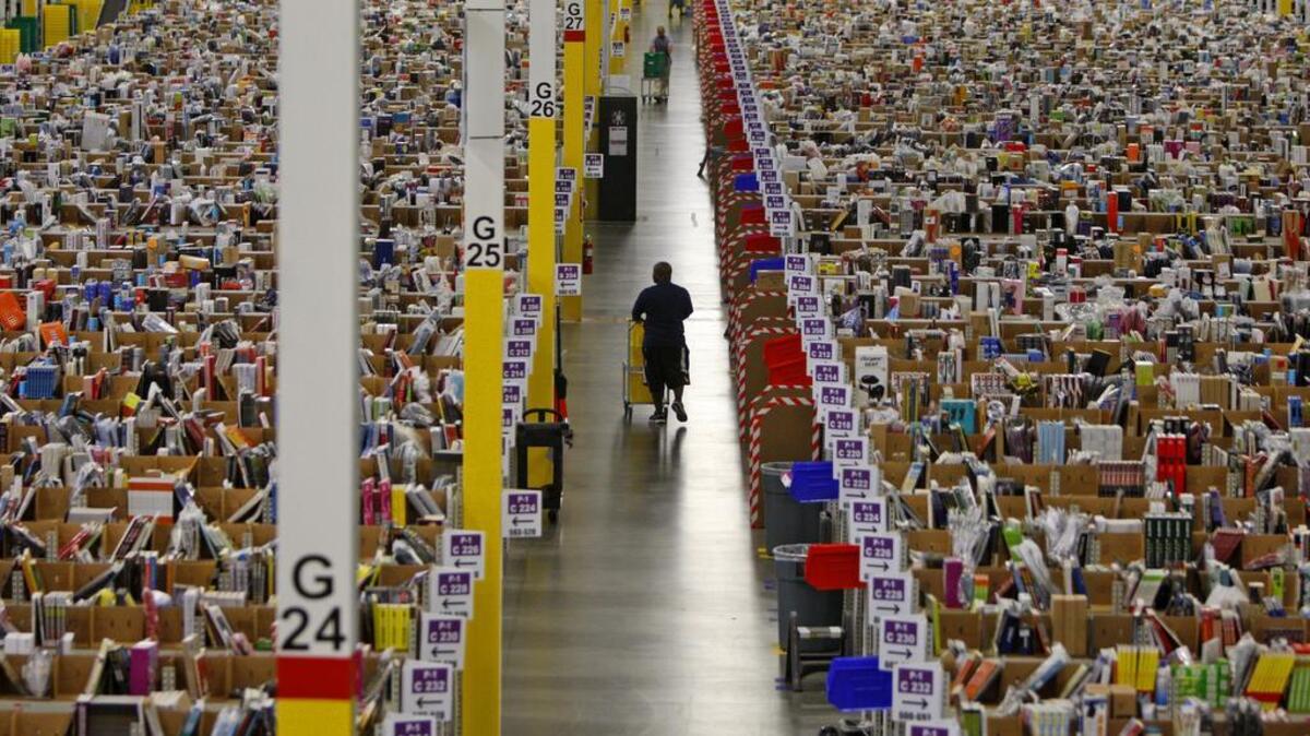 inside Amazon’s West Columbia plant.