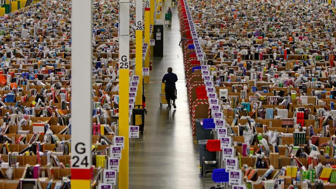 Stephen Gilchrist, chairman of the S.C. African American Chamber of Commerce, says a lawsuit filed by the Biden administration against Amazon could hurt S.C. small businesses that rely on Amazon and its shipping operations, like this distribution center in West Columbia, S.C., to help their businesses grow. 