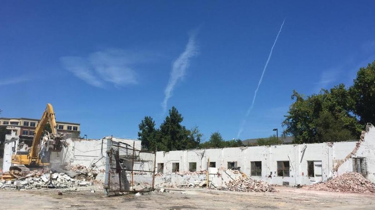 
A 1940s-era building in the Vista that most recently served as a low-activity parking and maintenance hub for state vehicles was demolished this week. South State Bank is the new owner of the property at 1028 Huger St. and 516 Senate St.

