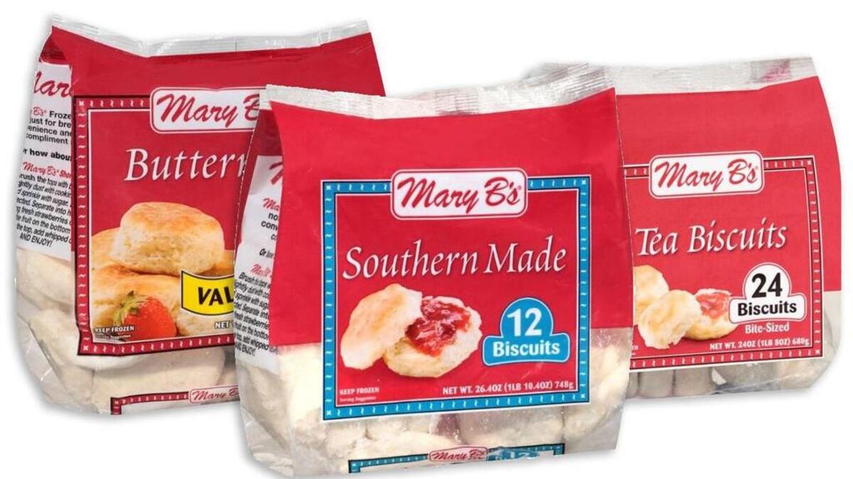 Hom/Ade Food, Inc., is voluntarily recalling Mary B’s brand frozen biscuits due to health risk