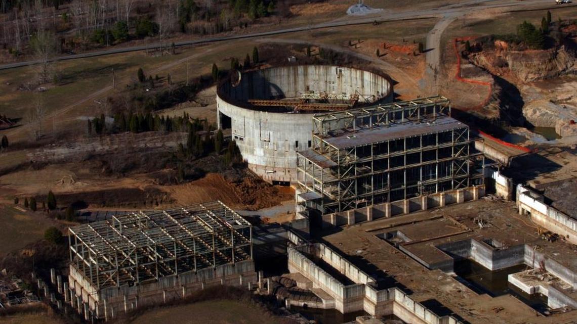 The Cherokee County, S.C., site of Duke Energy’s proposed Lee nuclear power plant, in 2006. Duke had begun construction of a nuclear plant in the 1970's but later canceled the project.