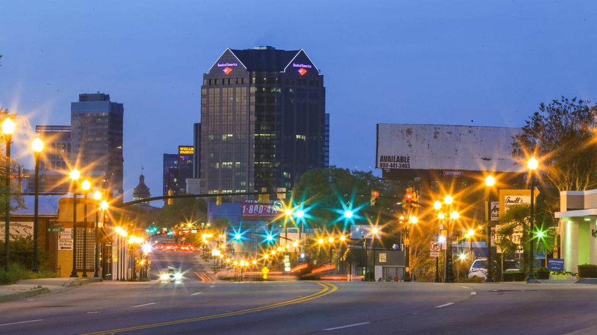 North Main street in Columbia is experiencing growth with a large number of properties available to occupy.