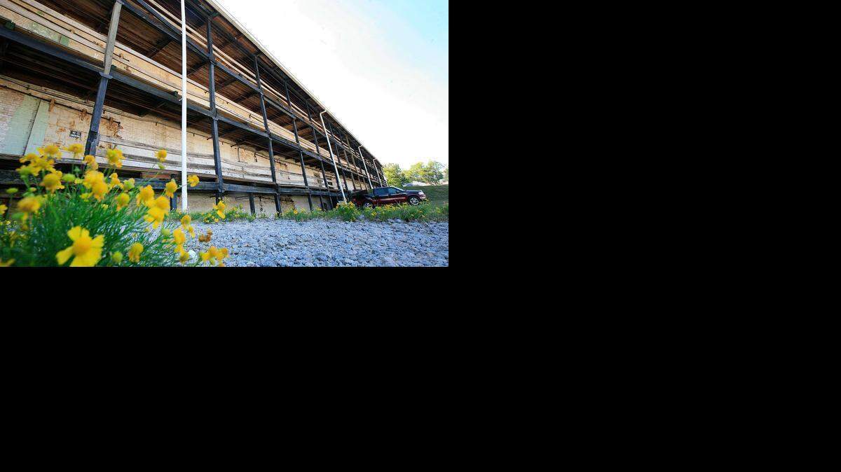 
Porches pictured are set to be removed and replaced with safer lumber but will match the Palmetto Compress warehouse original design in style.

