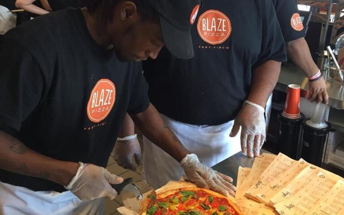 Blaze Pizza opened earlier this year in Harbison.