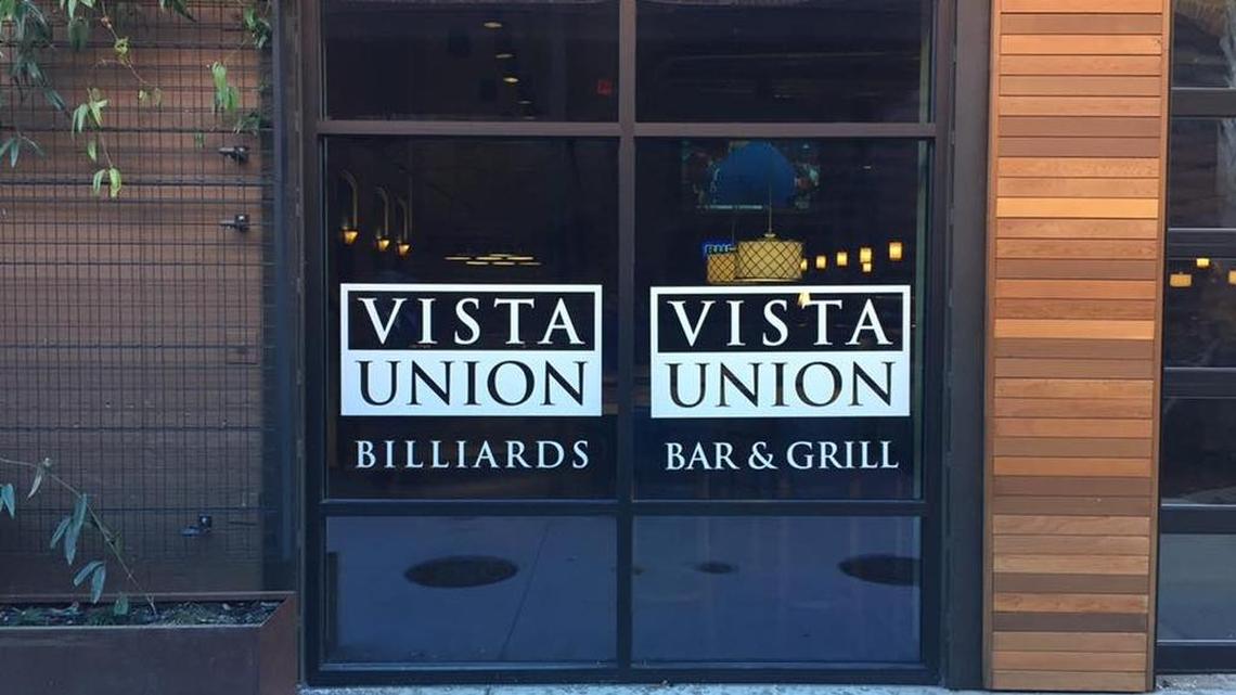 City Bar in the Vista now operates as Vista Union bar and grill.