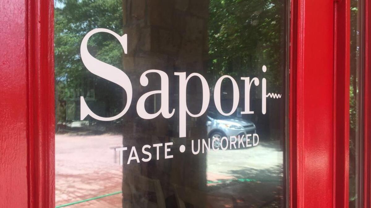 Sapori Italian restaurant opens in Lexington today at 407 N. Lake Drive across from Lexington Elementary School.