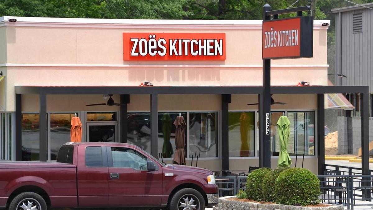 Zoes Kitchen on Forest Drive plans to reopen this week, seven months after suffering severe damage in October’s floods.