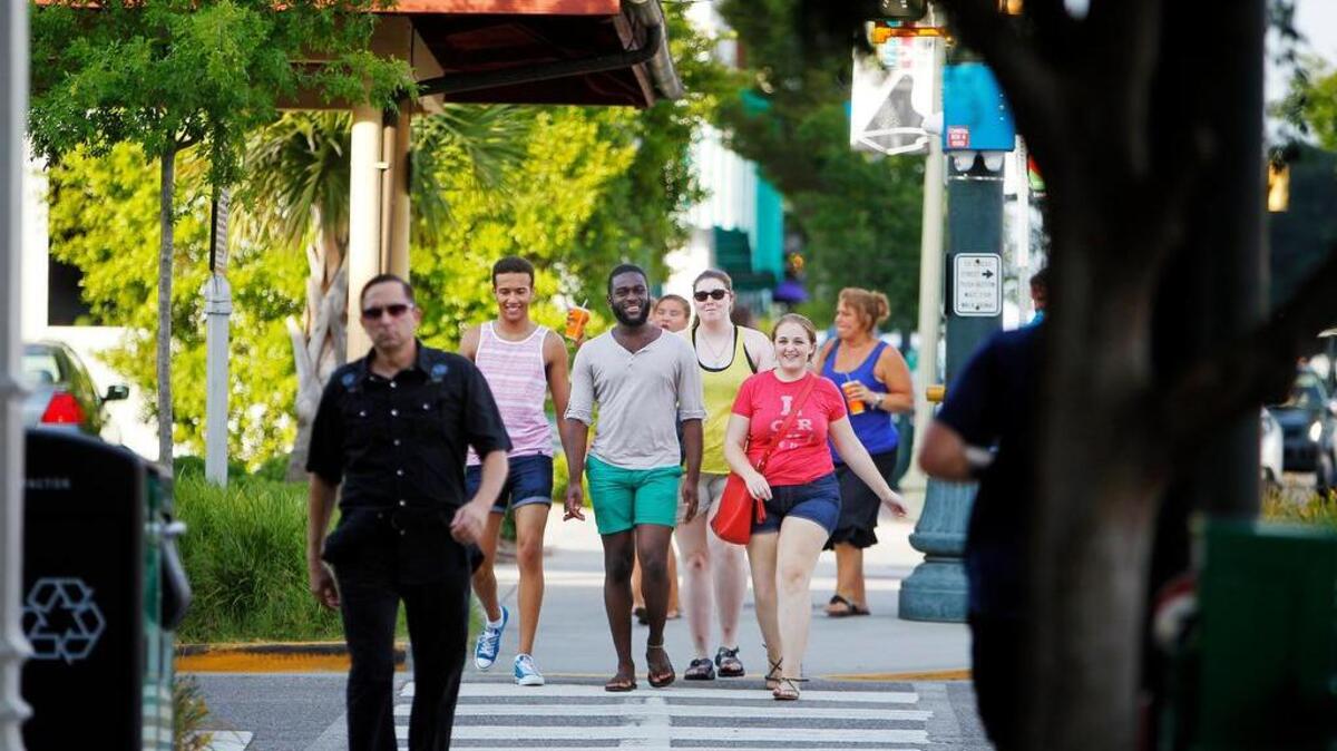 FILE PHOTO: Visitors to The Vista head down Gervais Street, Thursday, June 18, 2015.