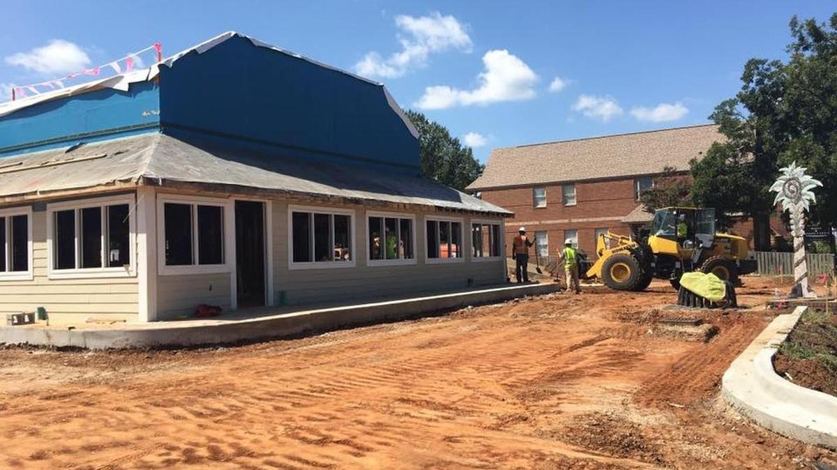 Construction and renovation work at the Lizard's Thicket located at 818 Elmwood Ave. is moving forward right on schedule, according to a restaurant spokesperson.