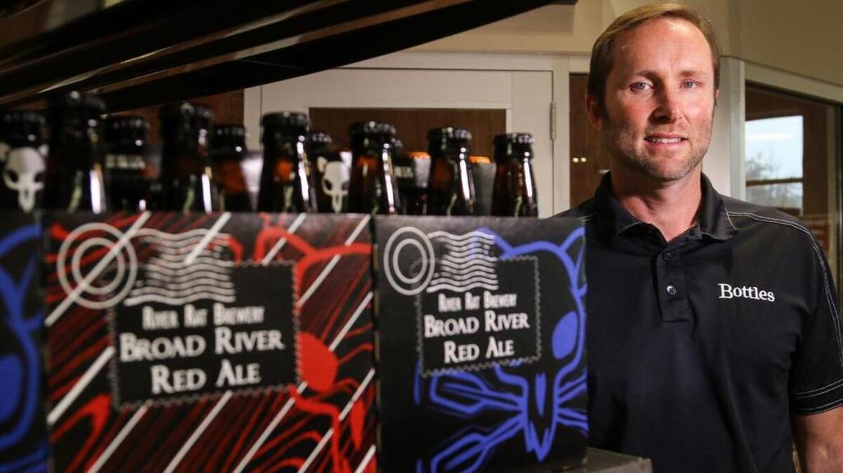 Mike van Beyrer is a partner in Bottles Beverage Super Store opening shortly in Columbia. The store is one development in the old K-Mart shopping center, now known as Rosewood Crossing.