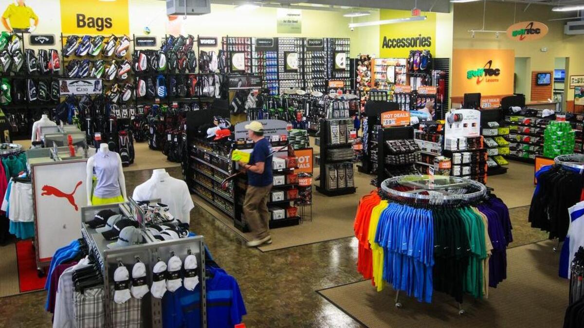 A look inside Golfsmith at Harbison Boulevard when the store opened in May 2013. The store is one of 70 locations in the chain to close as part of the company’s bankruptcy filing.