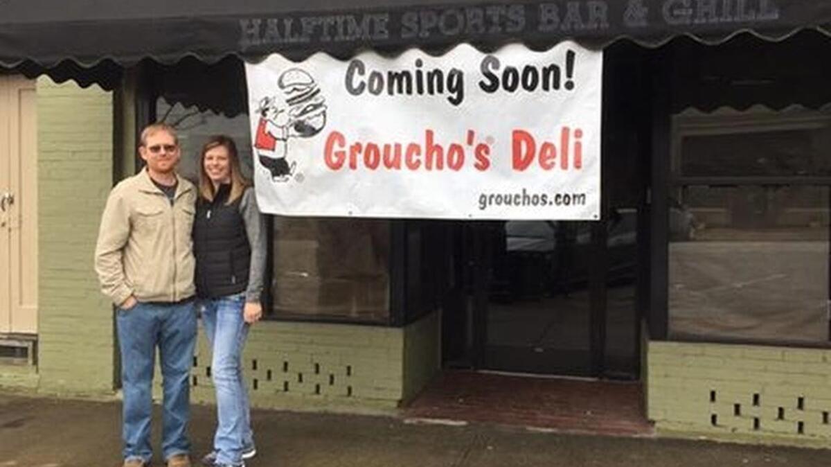 Chesterfield natives Jason and Charlotte King will operate Groucho’s Deli in Cheraw which is expected to open in early spring.