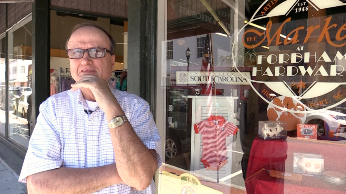 Duncan Fordham, owner of Fordham Market on Bay Street in Beaufort, reminisces outside the store on June 8, 2016. Fordham has operated the business since 1965. He is selling the property for redevelopment.