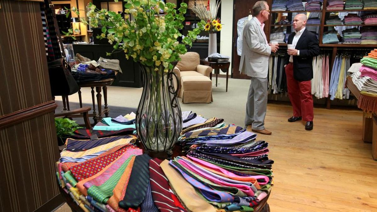 Granger Owings, an upscale clothing store on Main Street, celebrates 40 years in business in November 2017.