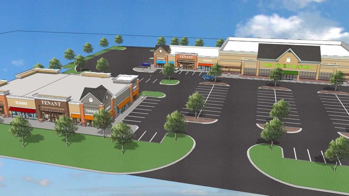 A rendering of the Fresh Market shopping center on Two Notch Road