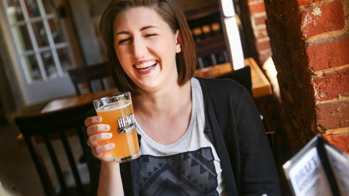 Cera Falls of Lexington enjoys a Pineapple Kolsch with friends at The Old Mill Brew Pub. West Columbia has changed its zoning allows to allow a similar business.