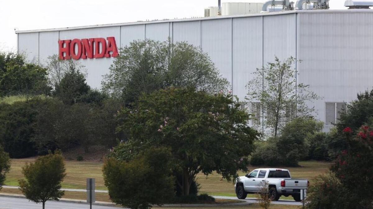 View of the Honda of South Carolina facility in Timmonsville, SC.