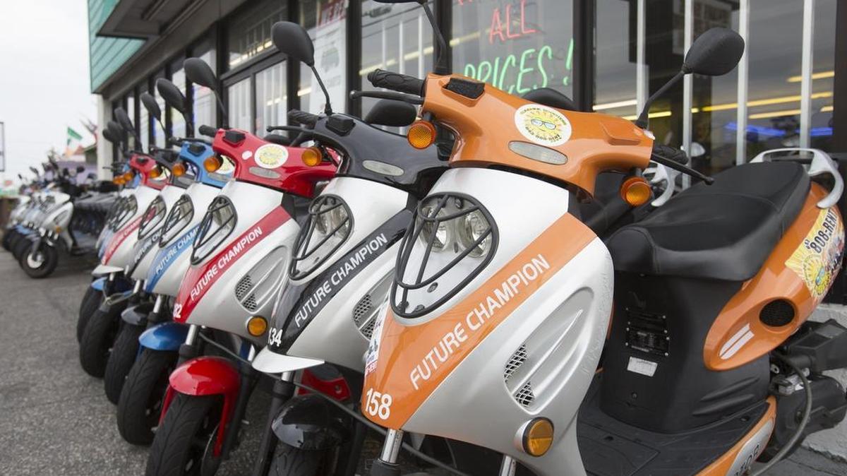 A new Myrtle Beach law will new regulations for businesses that rent out mo-peds, scooters, golf carts and low-speed vehicles. Agencies would have to inspect, inventory, register and tag their fleet for the rented vehicles to be operated on city streets.