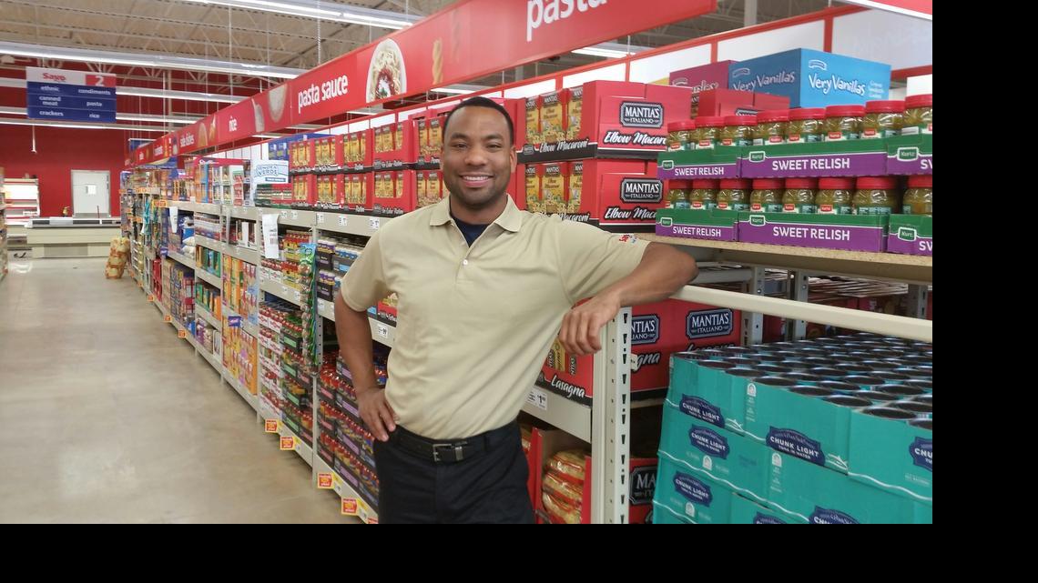 
Save-A-Lot operator Marcus Scarborough, a Richland Northeast High School graduate, says the for-profit company’s mission includes good causes.
