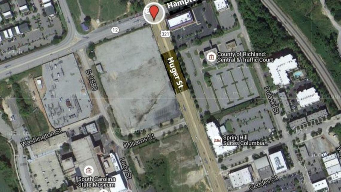 
Huger St at Hampton St, Columbia, SC 
