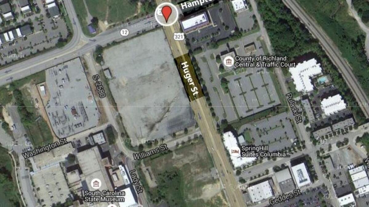 
Huger St at Hampton St, Columbia, SC 

