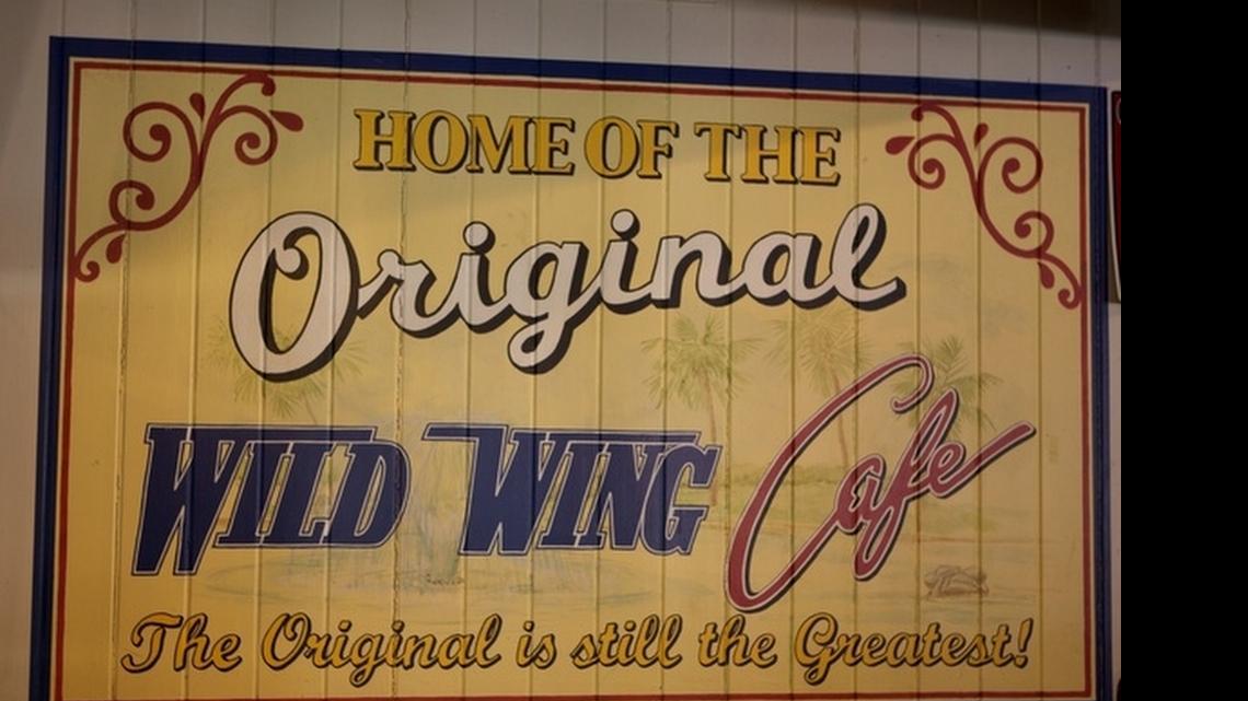 
The original Wild Wing Cafe sign.
